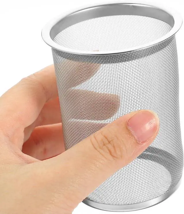 Alt view image 5 of 7 - Tea Infuser Strainer Replacement Teapot Mesh Filter Insert for Loose Leaf Tea Oolong Herbal Fruit Fine Mesh 3.14X2.36X2.36In