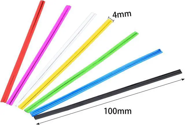 Alt view image 2 of 4 - Tangyinrd 700pcs 4" Metallic Twist Ties, 7 Colors for Bakery, Candy Bags, Coffee Bags, Goodie Bags