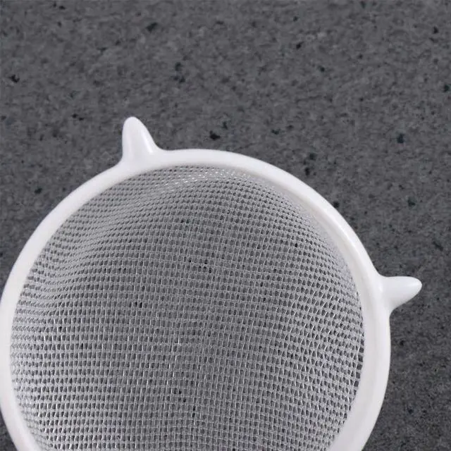 Alt view image 6 of 7 - 3 Pcs Double-Ear Fine Mesh Strainers, Plastic Food Sieve Strainer Colander Flour Sieve Icing Sugar Sifter Tea Coffee Filter with Long Handle, 6.30 x 2.36 in