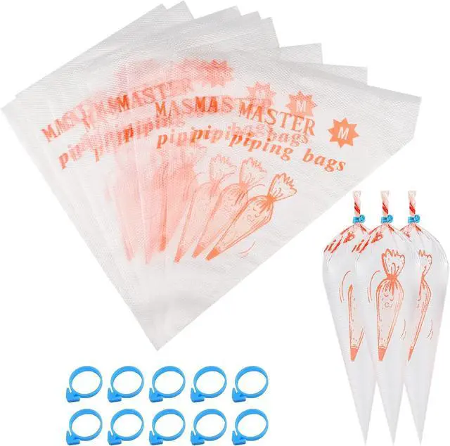 Main image of LABOTA Piping Bags Disposable,200PCS 12 Inch Pastry Bags,Icing Bags, for Cake Decorating
