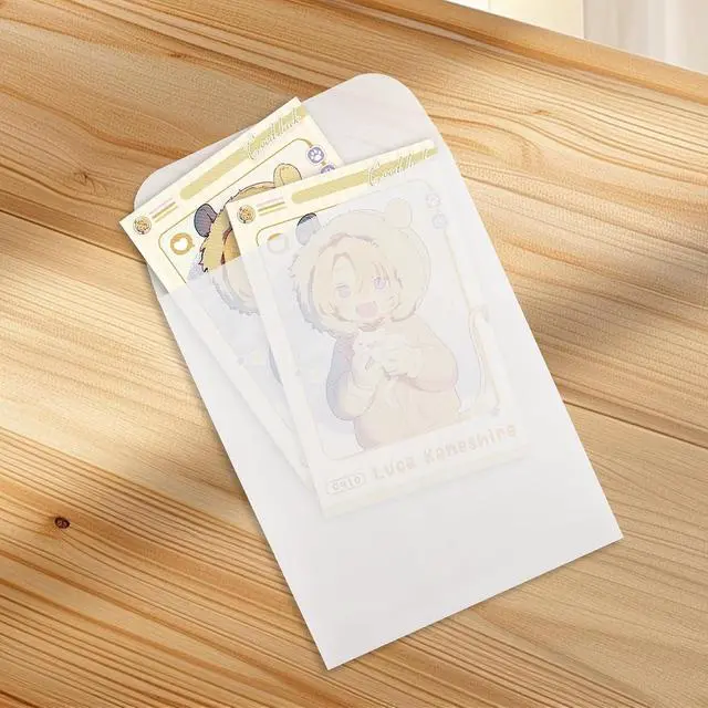 Alt view image 5 of 6 - 50PCS 4x3 Inch Glassine Flat Paper Bags, Small Glassine Envelopes, Semi-Transparent Waxed Paper Bags for Bakery Cookies Candies Dessert Chocolate Party Favor