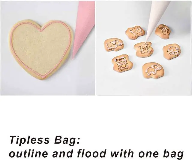 Alt view image 5 of 7 - Disposable Small Piping Bags 8 inch 100pcs, Mini Piping Bags