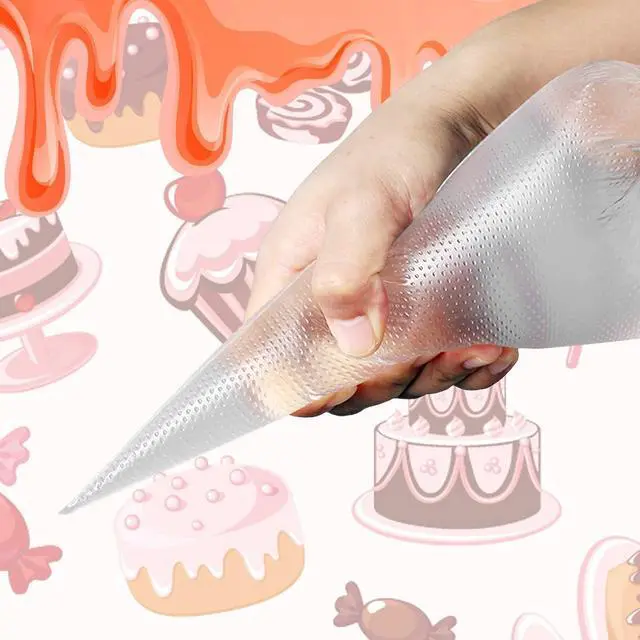 Alt view image 5 of 7 - LABOTA Piping Bags Disposable,200PCS 12 Inch Pastry Bags,Icing Bags, for Cake Decorating
