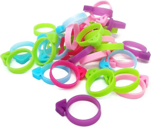 Main image of 30 Pcs Pastry Bag Ties, Silicone Icing Bag Ties, Reusable Piping Bag Ties Decoration Bag Cake and Pastry Supplies Clips, Includes 5 Color. Suitable for Cupcakes Cookies and Pastry Seal (5 Color)