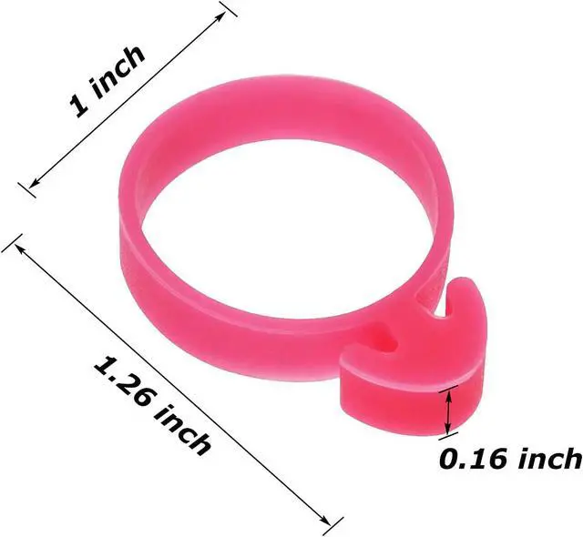 Alt view image 2 of 7 - 30 Pcs Pastry Bag Ties, Silicone Icing Bag Ties, Reusable Piping Bag Ties Decoration Bag Cake and Pastry Supplies Clips, Includes 5 Color. Suitable for Cupcakes Cookies and Pastry Seal (5 Color)