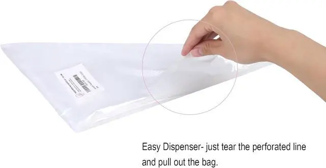 Alt view image 4 of 7 - Keenpioneer Tipless Piping Bags 14" Pastry Bags Flat Pack of 100