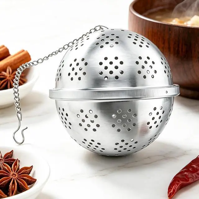 Main image of Stainless Steel Mesh Tea Ball Spice Infuser