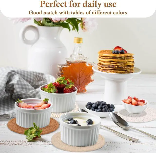 Alt view image 7 of 7 - Billbotk 7" Trivets for Hot Dishes, Hot pots and Pans, 4 Heat Resistant Hot Pads, Pot Holders for Kitchen, Home Essentials for New Home and Farmhouse Decor, Fall Decorations for Home(Brown)