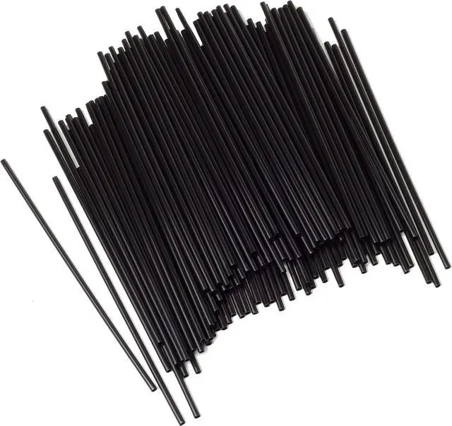 Main image of Chef Craft 5 Inch Coffee Stirrer Straws-Set of 150, Pack of 1, black