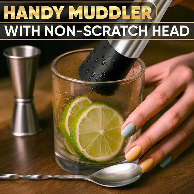 Alt view image 4 of 7 - 3 Pcs Muddler for Cocktails Set, Rust-Resistant, Sturdy Head
