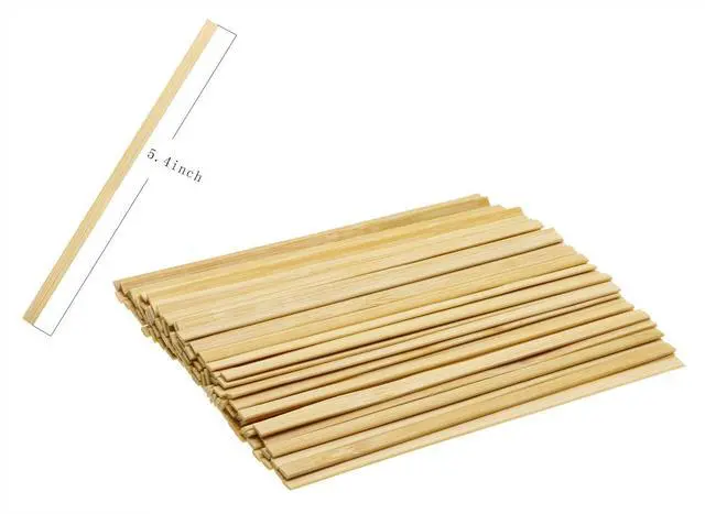 Alt view image 3 of 6 - Mini Skater 5.4 Inch Bamboo Coffee Stirrers Eco Friendly Biodegradable Stir Sticks for Tea Hot Cold Beverages (100)