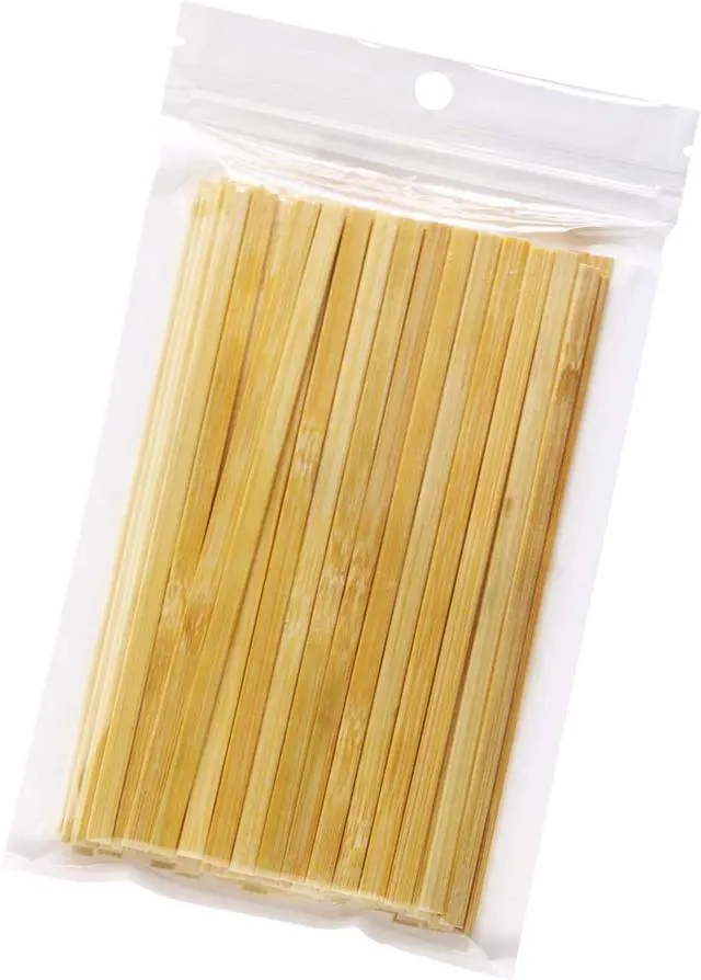 Alt view image 6 of 6 - Mini Skater 5.4 Inch Bamboo Coffee Stirrers Eco Friendly Biodegradable Stir Sticks for Tea Hot Cold Beverages (100)