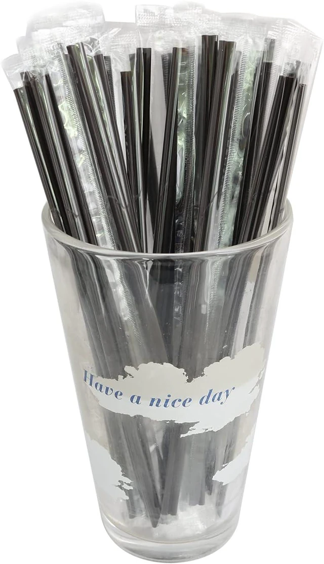 Alt view image 4 of 7 - RLECS 100pcs Two Holes Coffee Stirrer Straw 2-in-1 Disposable Plastic Coffee Stir Sticks Coffee Stirrer Straw Birthday Wedding Party Drinking Cocktail Straws Supplies
