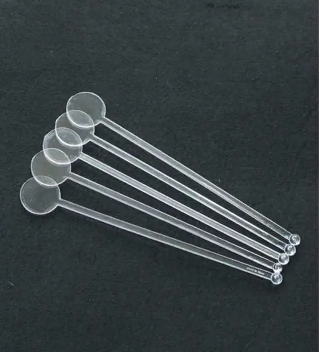 Main image of Brccee AC 100PCS 7 Inches Cocktail Swizzle Sticks, Disposible Plastic Drink Stirrers Plastic Coffee Whiskey Beverage Stirrers (Transparent)