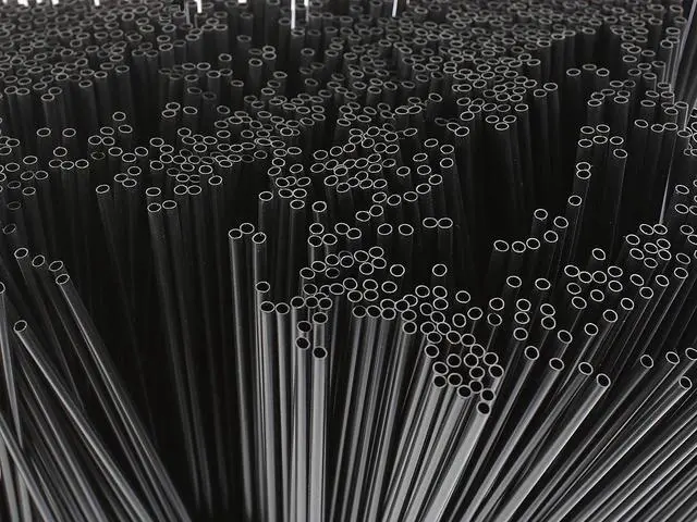 Alt view image 2 of 3 - Tall 7 Inch Slim Plastic Coffee Stirrers and Sip Straws, Black, 1,000 Count