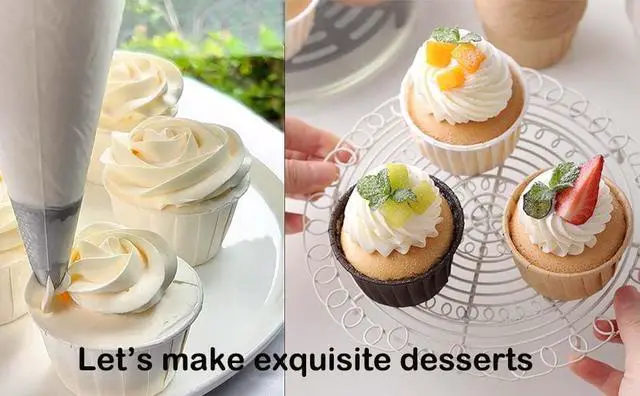 Alt view image 4 of 6 - Cupcake Corer and Filler Tools Cake Digging Hole Maker Cupcake Plunger Hole punch Hole Cutter Cake Digging Holes Stainless Steel Cookie Dunker Tool Pastry Filling Accessories