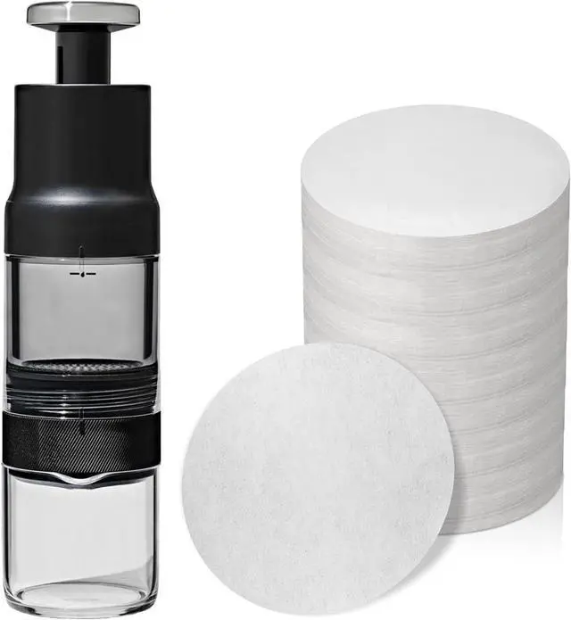 Main image of Coffee Filters Compatible with OXO Rapid Brewer Coffee Maker, 600 Pcs Round Paper Filters for OXO Portable Manual Compact Travel Coffee Maker
