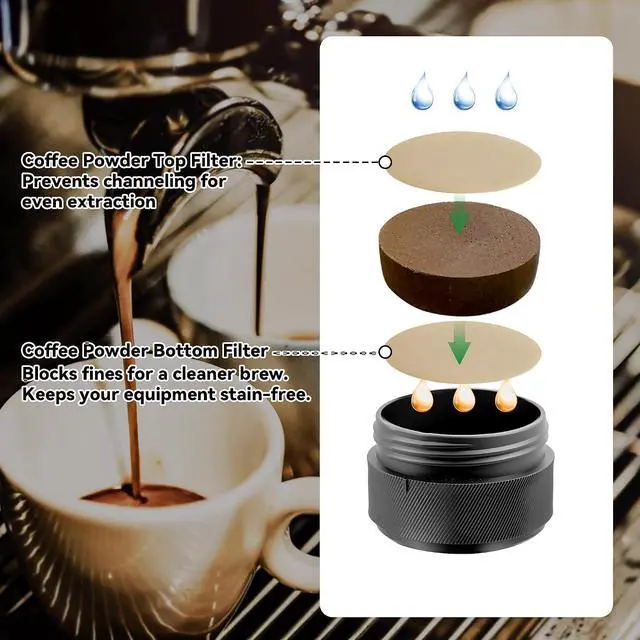 Alt view image 3 of 7 - 500 Unbleached Paper Coffee Filters for OXO Cold Brew, for OXO Rapid Brewer