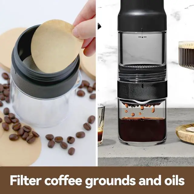 Alt view image 6 of 7 - 500 Unbleached Paper Coffee Filters for OXO Cold Brew, for OXO Rapid Brewer