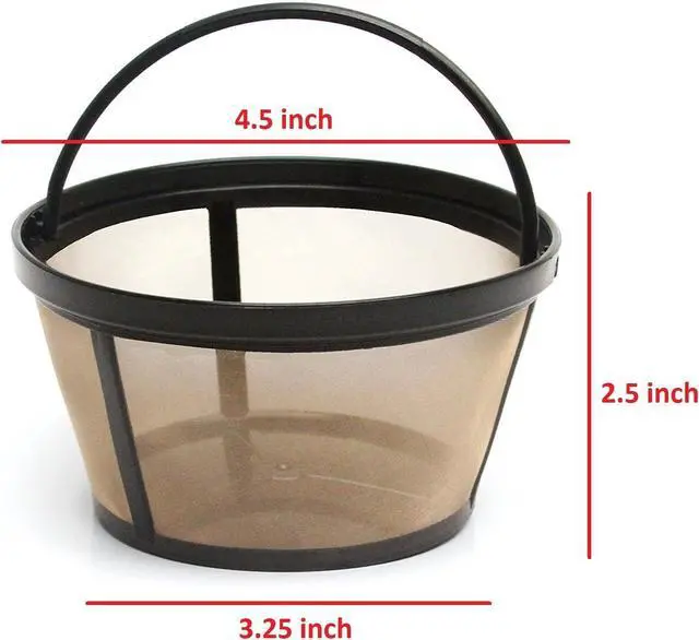 Alt view image 3 of 4 - GOLDTONE Reusable 8-12 Cup Basket Coffee Filter fits Mr. Coffee Makers and Brewers, Replaces your Paper Coffee Filters, BPA Free