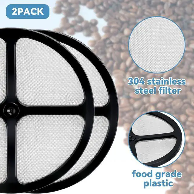 Alt view image 4 of 7 - 2 Pcs Reusable Coffee Filters for OXO Cold Brew Coffee Maker