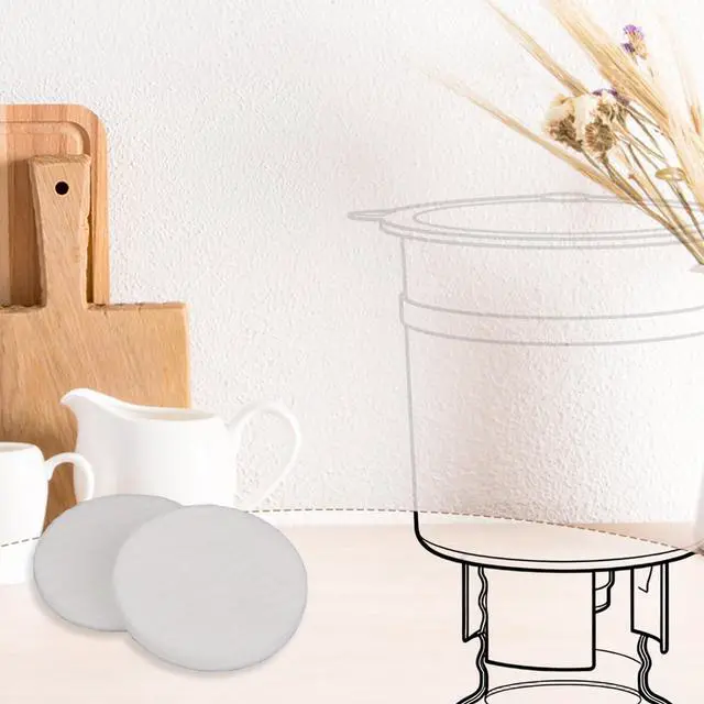 Alt view image 7 of 7 - 10pcs Cold Brew Coffee Filter Paper, Reusable Felt Filters Replacement Parts Accessories Supplies for Toddy Cold Brew System Coffee Maker