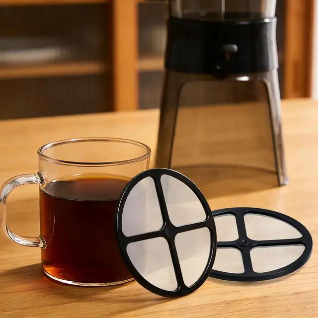 Alt view image 7 of 7 - 2 Pcs Reusable Coffee Filters for OXO Cold Brew Coffee Maker