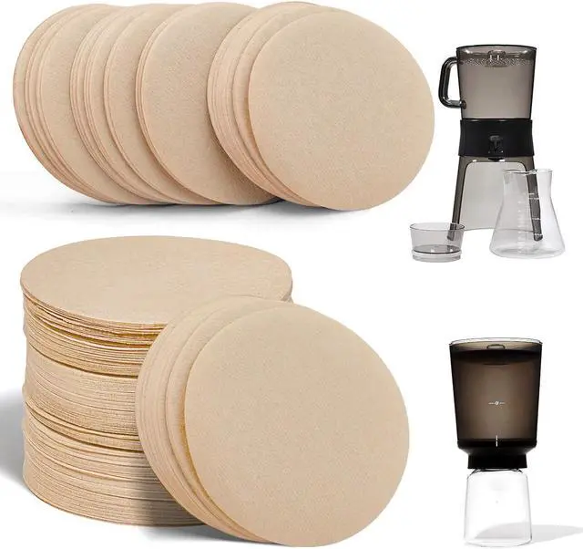 Main image of 500 PCS Disposable Brown Filter Paper for OXO Cold Brew Coffee Maker 32 OZ