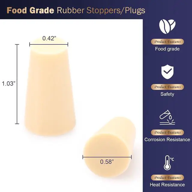 Alt view image 4 of 7 - Coffee Stopper/Plugs Fit For Toddy and Filtron Cold Brew Systems