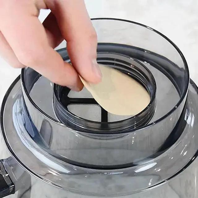 Alt view image 2 of 6 - 100 Count Unbleached Coffee Filters,Paper Filter Compatible With OXO Good Grips Coffee Maker Compact Cold Brew Coffee Maker