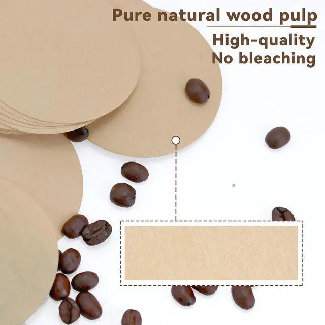 Alt view image 5 of 6 - 500 Pcs Unbleached Coffee Filters for OXO Cold Brew Coffee Maker