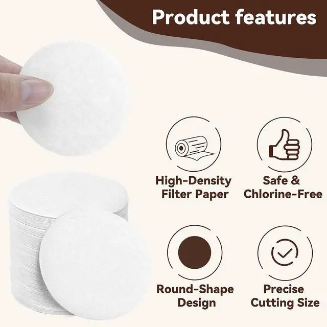 Alt view image 3 of 6 - Coffee Paper Filters for OXO Cold Brew 32 Ounce Compact Cold Brew Maker