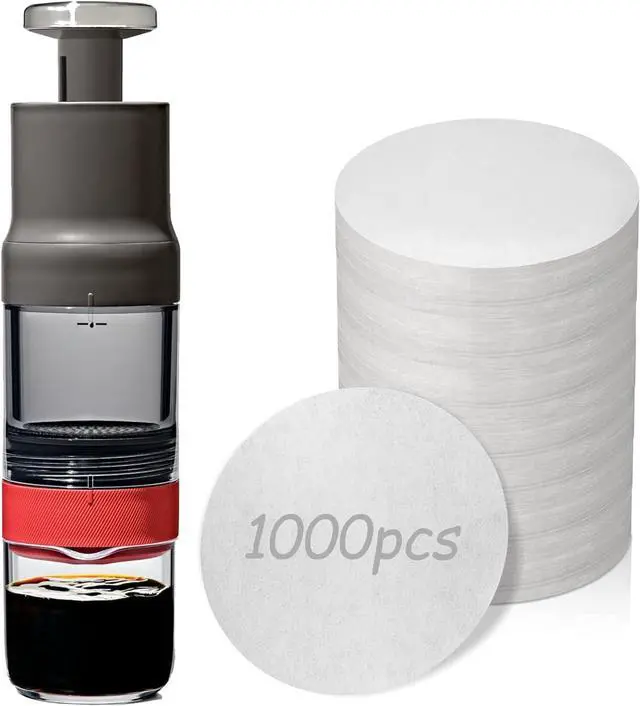 Main image of Coffee Filters Compatible with OXO Rapid Brewer Coffee Maker, 1000 Pcs Round Paper Filters for OXO Portable Manual Compact Travel Coffee Maker