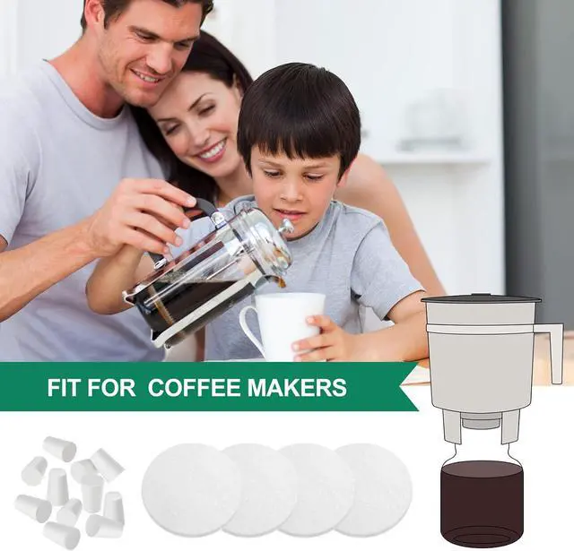 Alt view image 4 of 7 - 20 Pack Cold Brew Coffee Filters Set with Replacement Rubber Stoppers