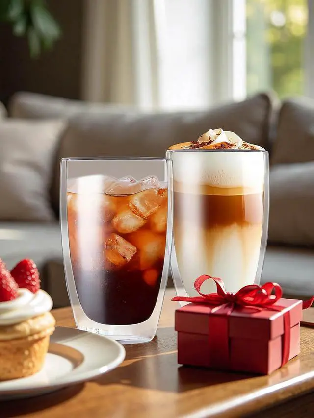 Alt view image 5 of 6 - DOPUDO 17oz Double Wall Glass Coffee Mugs, Insulated Coffee Mug, Clear Borosilicate Glass Coffee Cups for Cappuccino, Tea, Lightweight and Microwave Safe