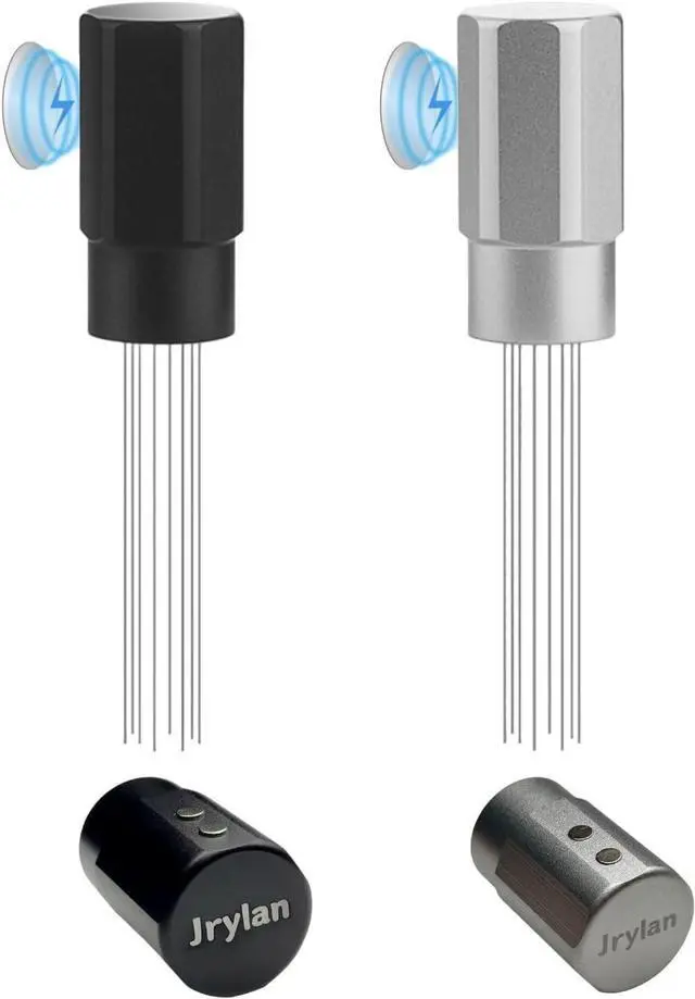 Alt view image 5 of 5 - Magnetic WDT Tool Espresso Distribution Tool 8x0.4mm Stainless Steel Needles, Espresso Stirrer for Barista, Machine AccessoriesBlack)