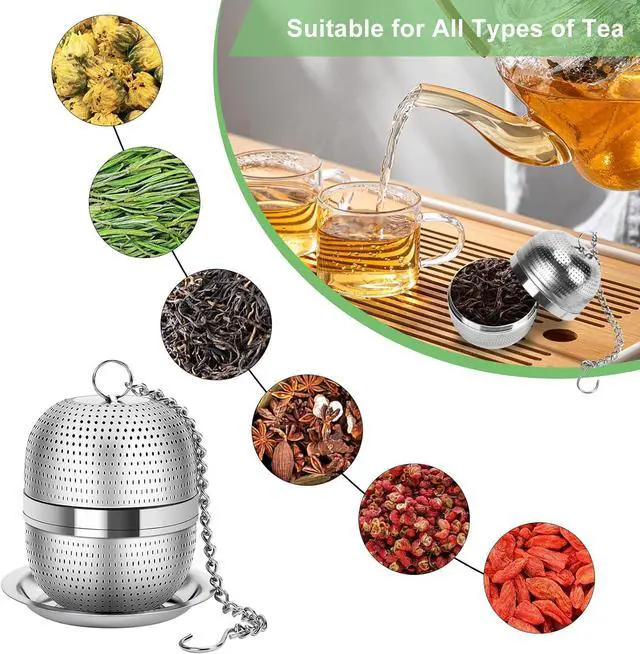 Alt view image 3 of 7 - Numola Tea Ball Infuser for Loose Tea