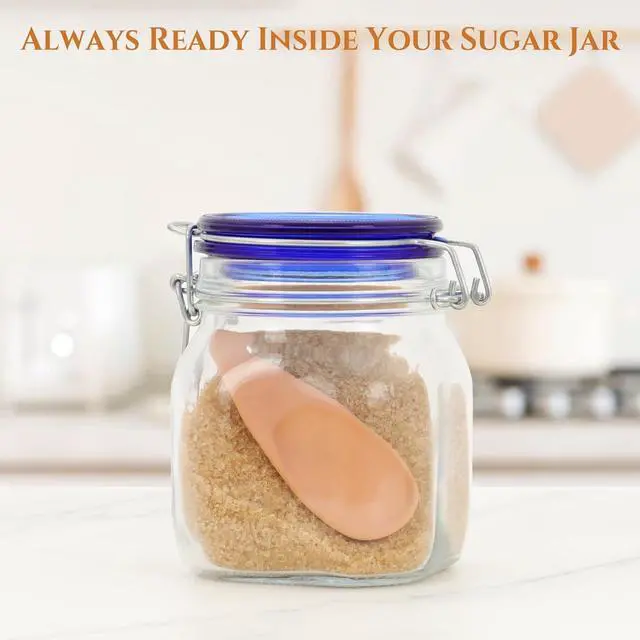 Alt view image 3 of 7 - 2 PCS Brown Sugar Saver Spoon Terracotta Brown Sugar Keeper