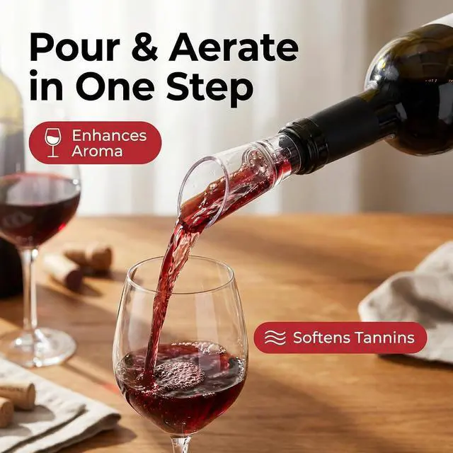 Alt view image 4 of 7 - Air Pressure Pump Bottle Opener With Foil Cutter And Aerator Pourer,Simple Cork Remover,Efficient Corkscrew Bottle Opener,Great For Wine Lovers,Perfect Wine Gift. (Black 3 set)