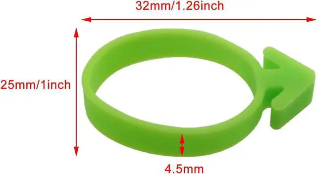 Alt view image 2 of 5 - 40PCS Buttercream Piping Bag Retainer Rings Silicone Piping Bag Straps Colored Pastry Bag Ties For Cupcakes Frosting and Cookie Sealing