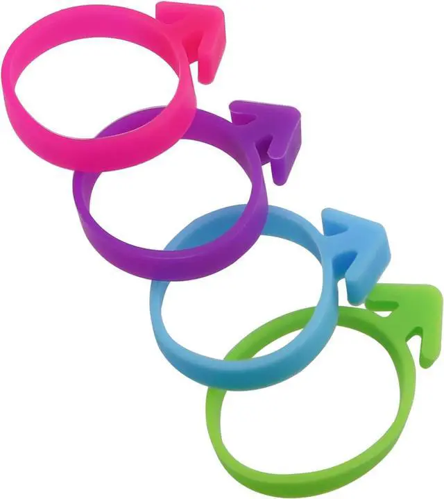 Alt view image 4 of 5 - 40PCS Buttercream Piping Bag Retainer Rings Silicone Piping Bag Straps Colored Pastry Bag Ties For Cupcakes Frosting and Cookie Sealing