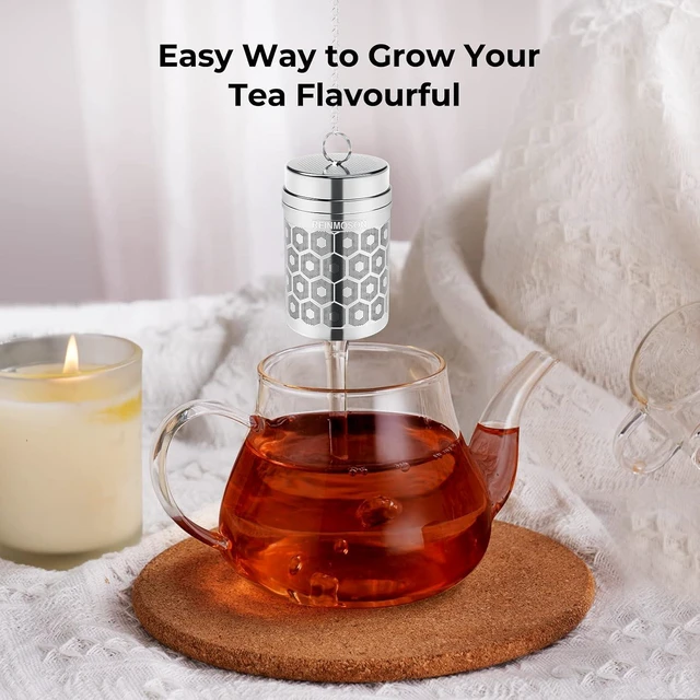 Alt view image 7 of 7 - Reinmoson Stainless Steel Tea Infuser Fine Mesh Tea Strainers for Loose Tea