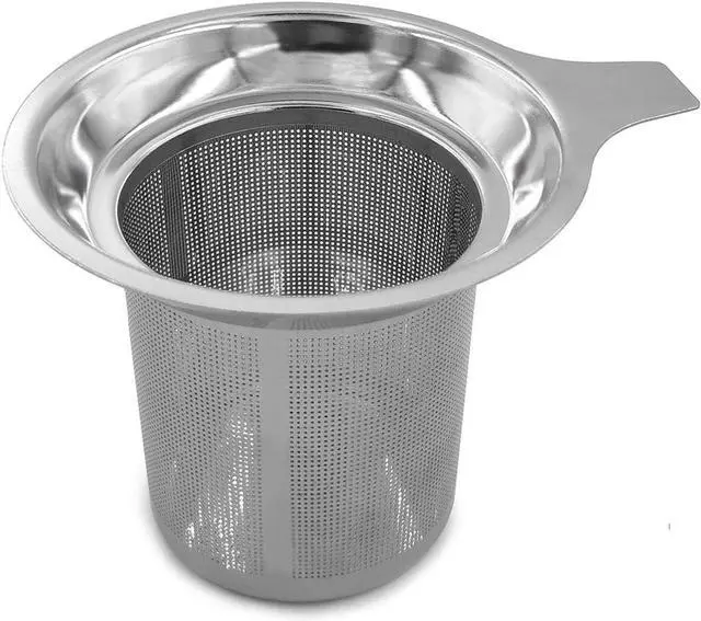 Main image of Daycount Stainless Steel Reusable Filter, Tea Baskets Mesh Coffee Espresso Strainer Dripper With Holder