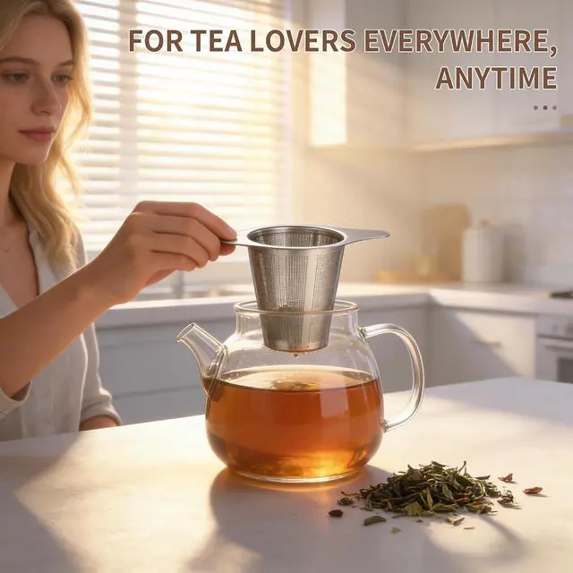 Alt view image 7 of 7 - Supercenter Tea Infuser Stainless Steel Steeper Tea Strainers Loose Tea