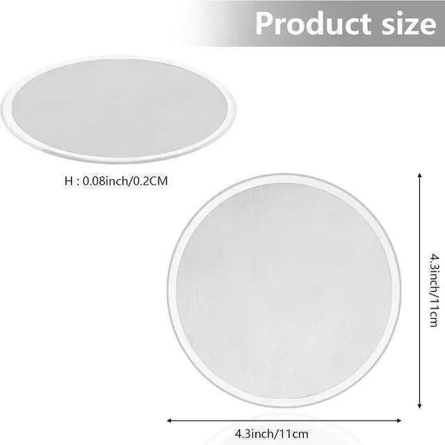 Alt view image 2 of 7 - Stainless Steel Drink Covers Wine Glass Cover Keeps Debris Out Cup Covers Wine Glass Lid Mesh Ventilated Discs for Beverage Cover Outdoors Ventilation Reducing Splashing (6 Pieces)