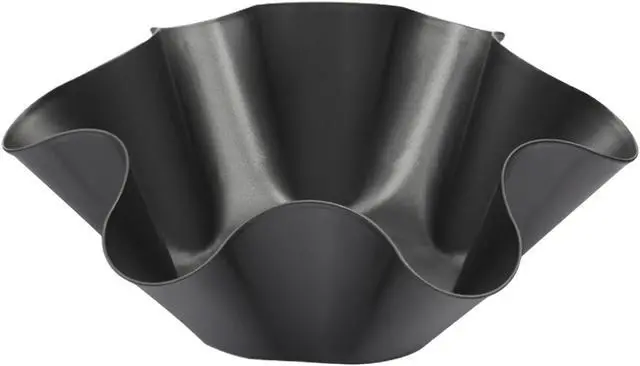 Alt view image 2 of 7 - 2 Pack 8.5" Nonstick Large Taco Shell Bowl Carbon Steel Tortilla Maker Shell Pans Baking Molds Tostada for Frying Salad Bowls