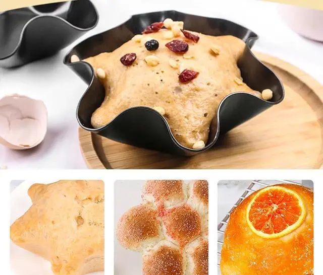 Alt view image 7 of 7 - 2 Pack 8.5" Nonstick Large Taco Shell Bowl Carbon Steel Tortilla Maker Shell Pans Baking Molds Tostada for Frying Salad Bowls