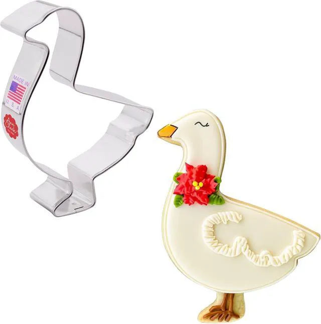 Alt view image 2 of 7 - Ann Clark Goose Cookie Cutter Large 4", Made in USA