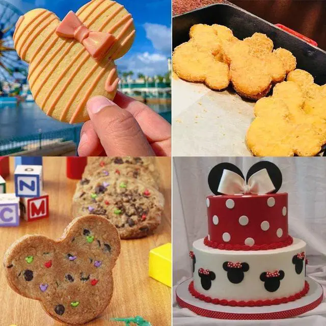 Alt view image 5 of 5 - 6pcs Mouse Cookie Cutters Set,Sandwich Biscuit Cutter, Food Grade Stainless Steel Sandwich Cookie Cutters for Baking