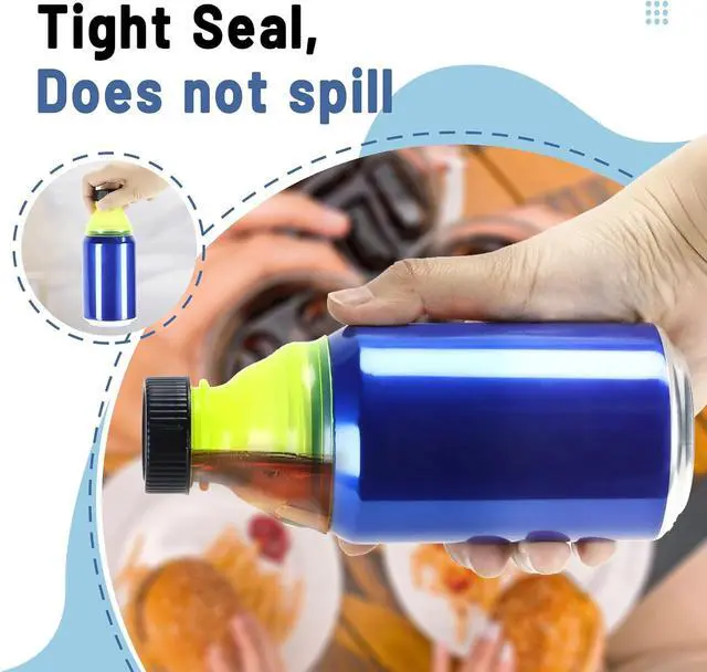 Alt view image 4 of 7 - 12 Pack Can Covers,Reusable Pop Can Bottle Tops Lids for Soda Carbonated Drink Beer Energy Drinks Juice Seltzer,Picnic Beach Gathering Party Accessories
